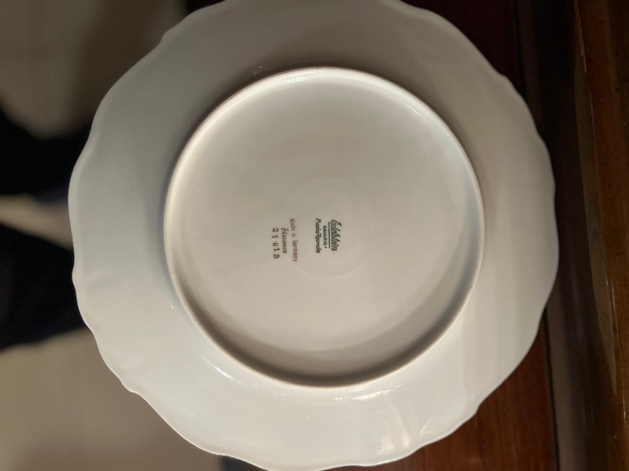 Vajilla de porcelana de Bavaria